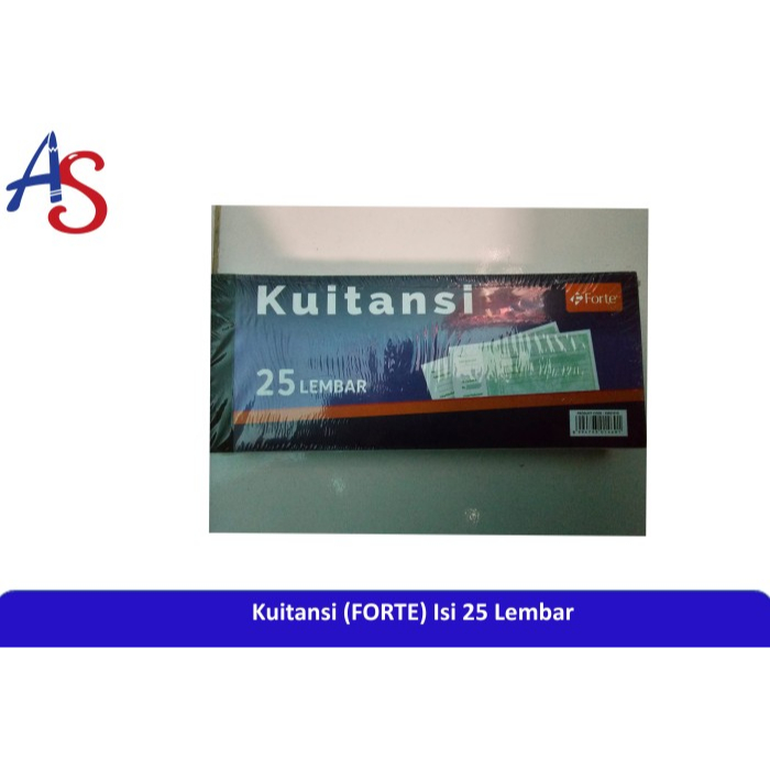 

(FORTE) Kuitansi Kecil isi 25 Lembar