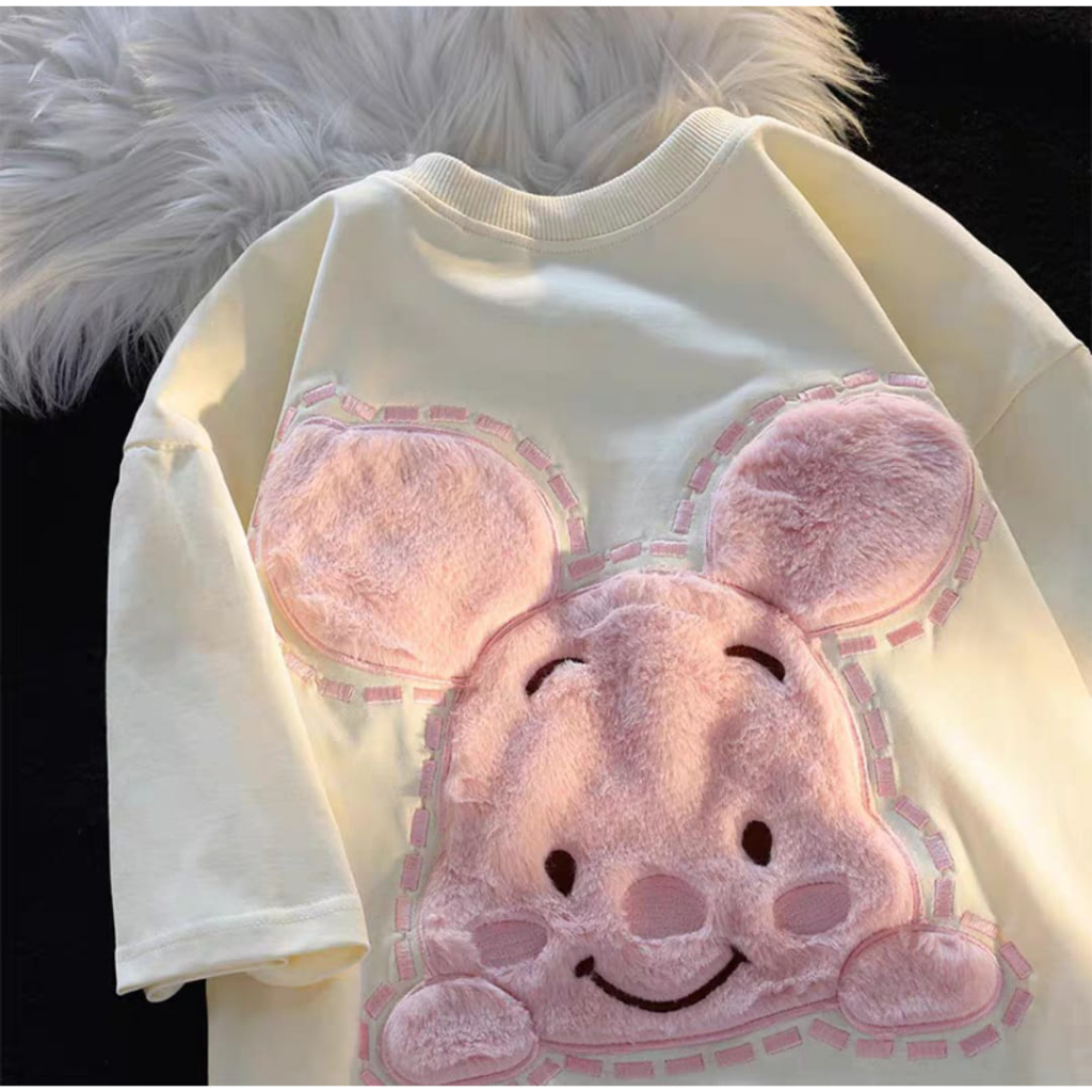 Oversize Tee - Oversize T-Shirt Wanita Piglet