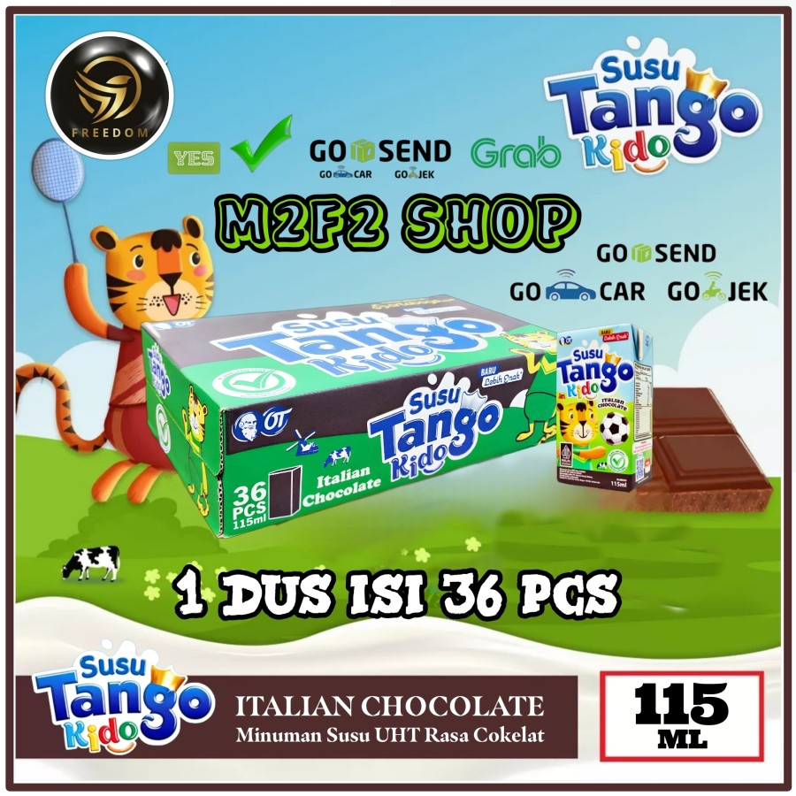 

Susu Kids Tango Kido Semua Rasa Kotak UHT 115 ml Kemasan Karton (Khusus Bluebird/Gosend/Grab)