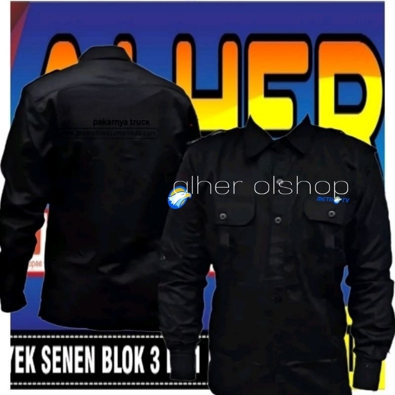 kemeja metro TV baju metro seragam metro TV Pdh metro TV Pdl metro TV kemeja kerja metro TV baju ker