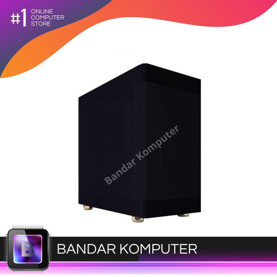 CASING CUBE GAMING AVENT BLACK - mATX - FRONT-TOP & SIDE MESH PANEL - PSU COVER