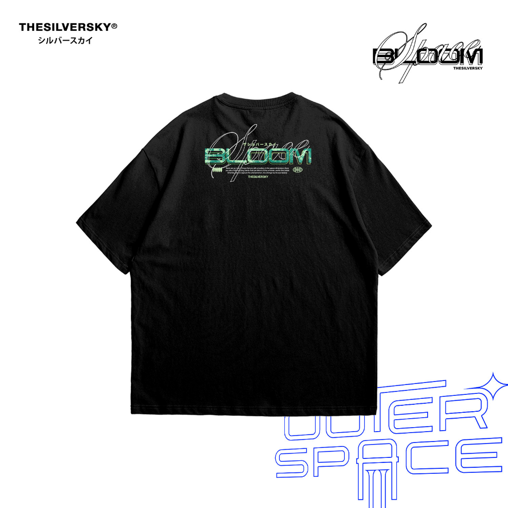 Thesilversky Bloom Classic Tee Black T-shirt 24s Premium