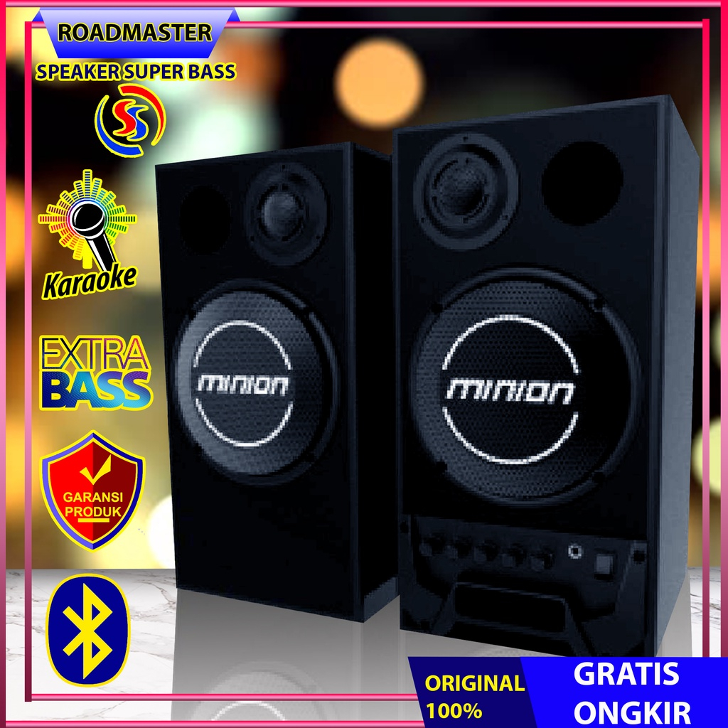 SPEAKER ACTIVE ROADMASTER MINION 61 DAN 16 BT SPEAKER AKTIF MINION 61 SPEAKER 6 INCH SPEAKER BASS