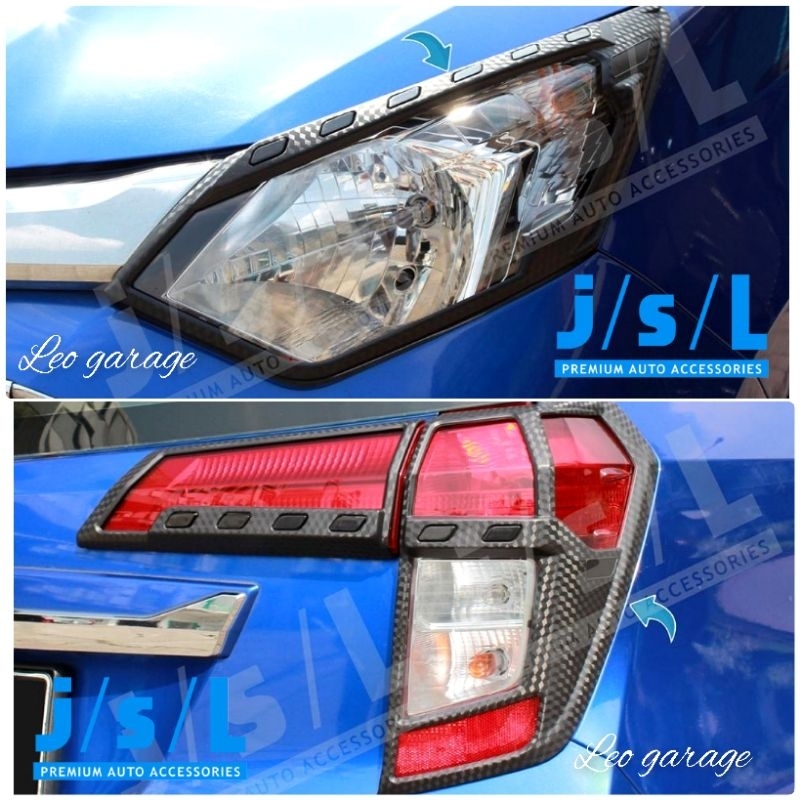 CALYA SIGRA 2016 2017 2018 PAKET GARNISH DEPAN BELAKANG HEAD TAIL LAMP LAMPU LIST LIS LAMPU UTAMA BE