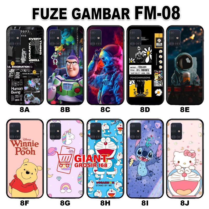 Samsung A01 Samsung A01 Core Samsung A02 Fuze Case Gambar Motif Kartun FM08 Samsung A01 Samsung A01 Core Samsung A02