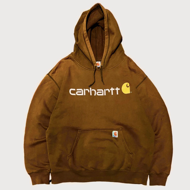 Hoodie Carhartt Brown vintage second original