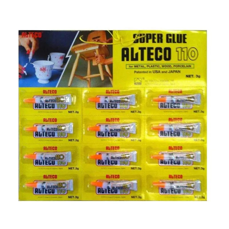 

(12 pcs / 1 lusin) Lem Super Glue Alteco 3g Asli Original