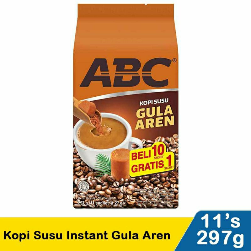 

Abc Kopi Susu Instant Gula Aren 10X27G