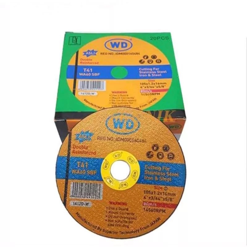 1 Pack WD gerinda potong | 1box | WD batu potong | gerinda potong original