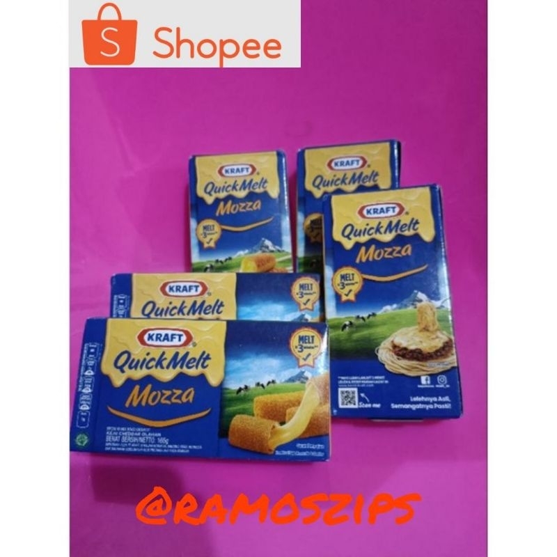 

Keju Kraft Quick Melt Mozza - 165 gram