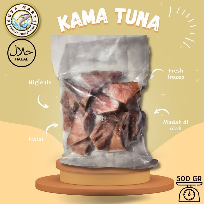 Kama Tuna 500gr Rahang Ikan Tuna Kemasan Frozen