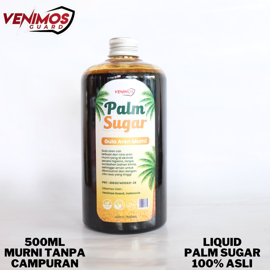 

VENIMOS LIQUID PALM SUGAR | GULA AREN NIRA MURNI | GULA AREN CAIR | GULA MERAH AREN CAIR - 500ML