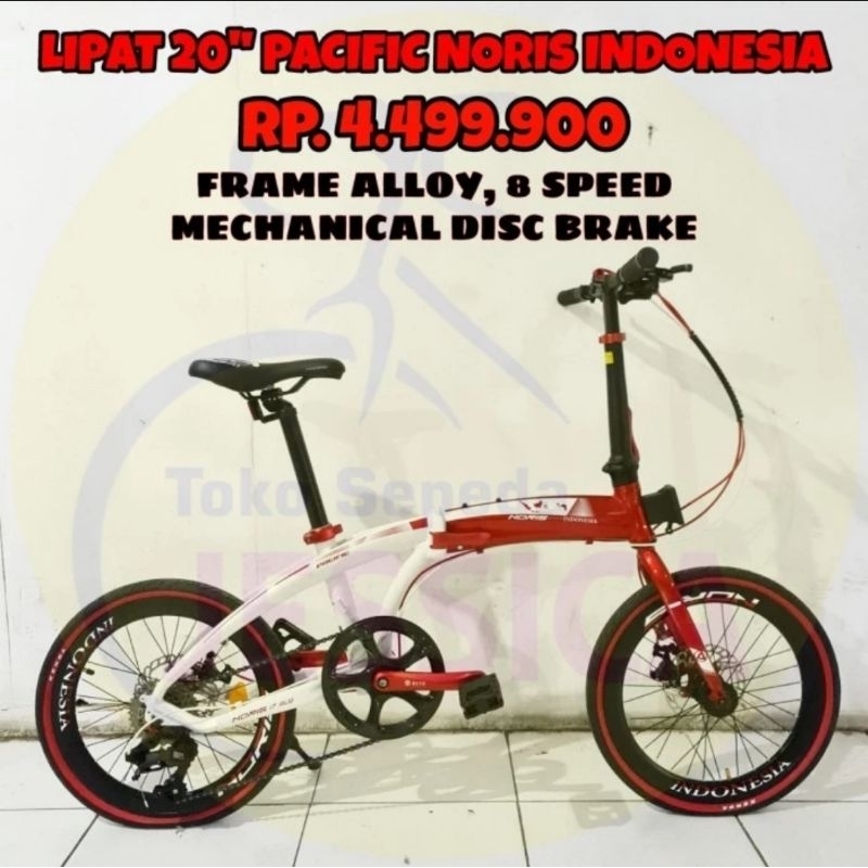 《 SALE 》Sepeda Lipat 16 inch 20 inch Pacific Noris Indonesia Noris 17 Agustus Noris Kemerdekaan Nori