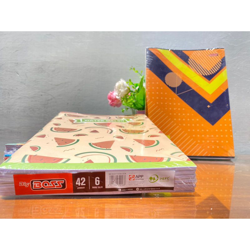

BUKU TULIS BIG BOSS 42 LEMBAR ISI 6PCS
