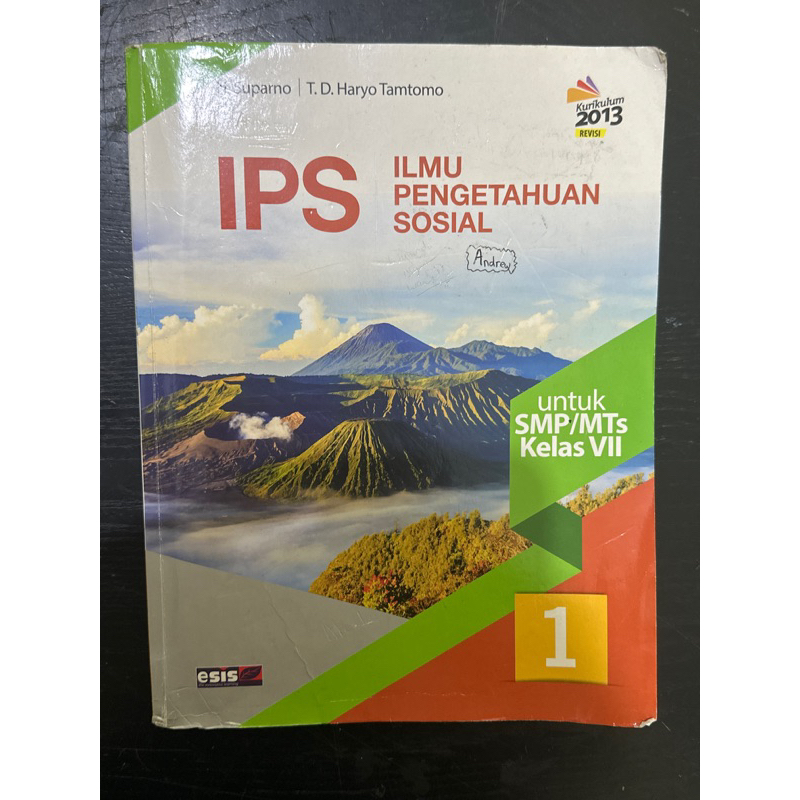 BUKU IPS ESIS SMP 1 kelas 7