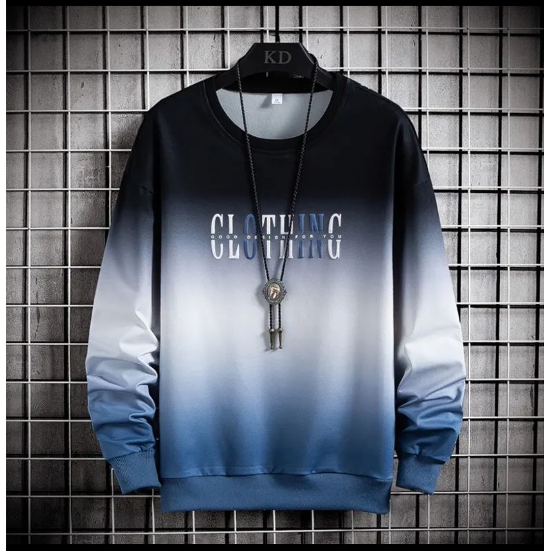 SWEATER PRIA LENGAN PANJANG MOTIF PRINT SWEATER HOODIE BAHAN POLIESTER W9065 DISTRO Fleece