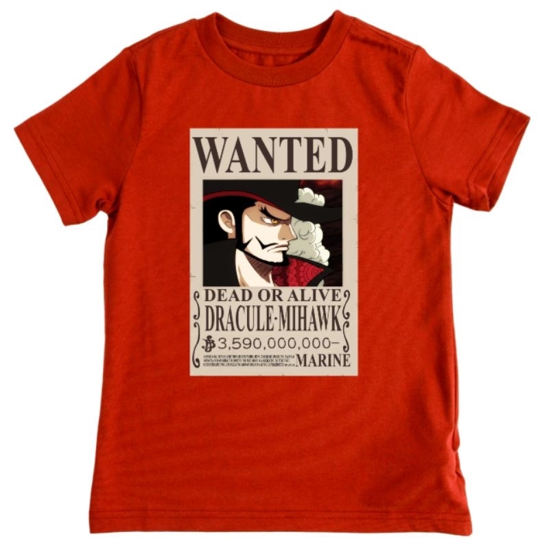 Pre Order Kaos One Piece Mihawk Bounty