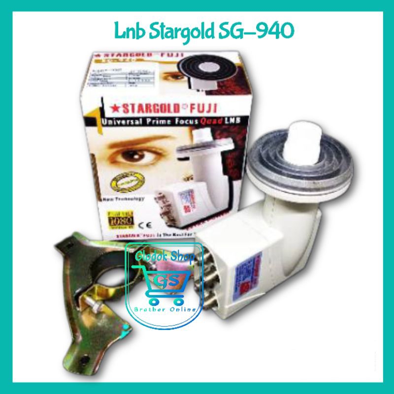 LNB 4 OUTPUT STARGOLD FUJI SG-940 LNB KU BAND 4 OUTPUT LNB KUBAND 4 OUTPUT LNB STARGOLD SG940 LNB PR