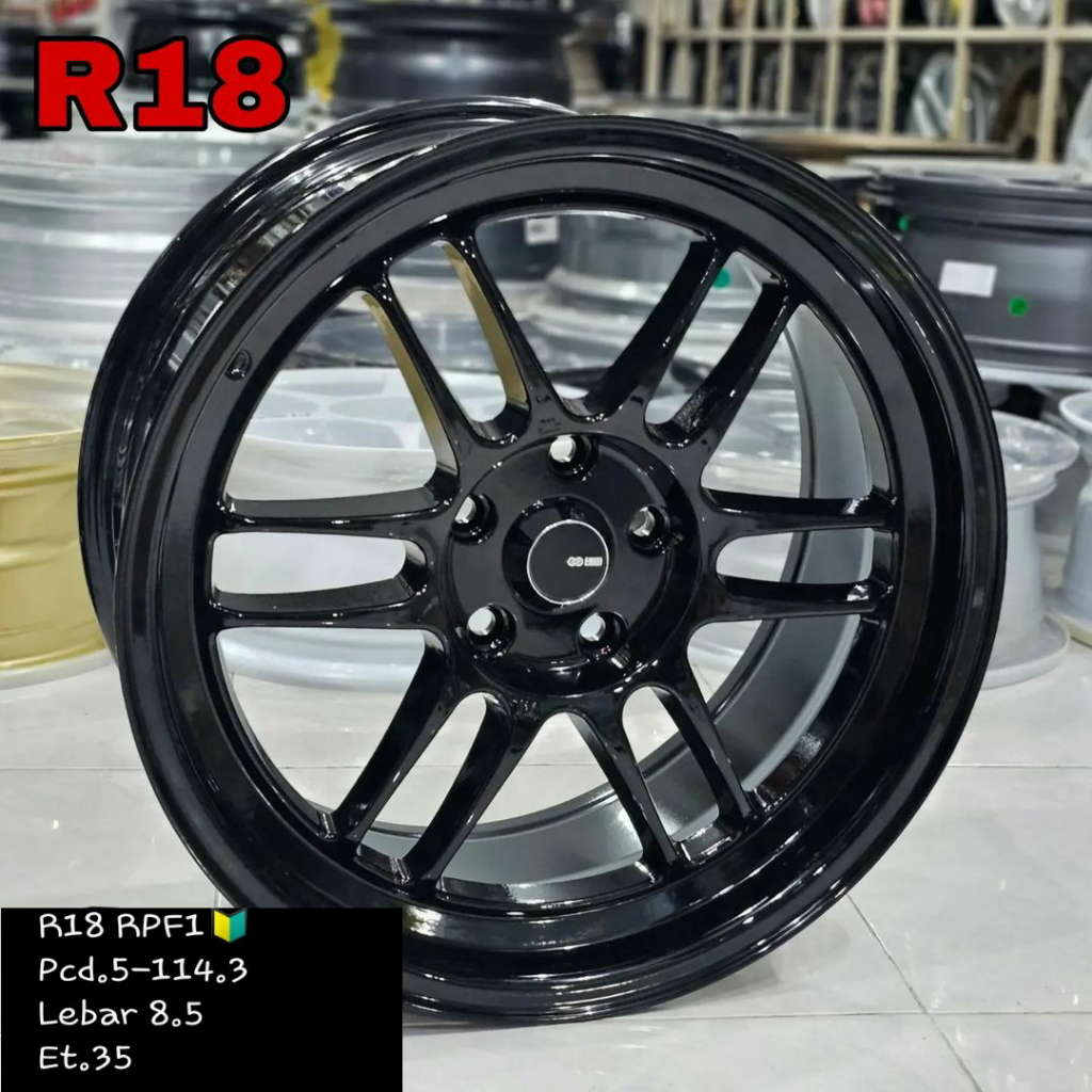 velg ring 18 innova enkei rpf 1 lebar 8,5 et35 untuk civic hrv terios