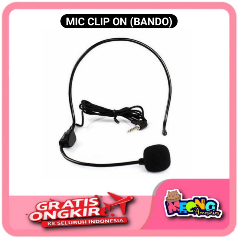 Mic Bando - Mic Clip On Bando Profesional Mic Clip On untuk Youtuber