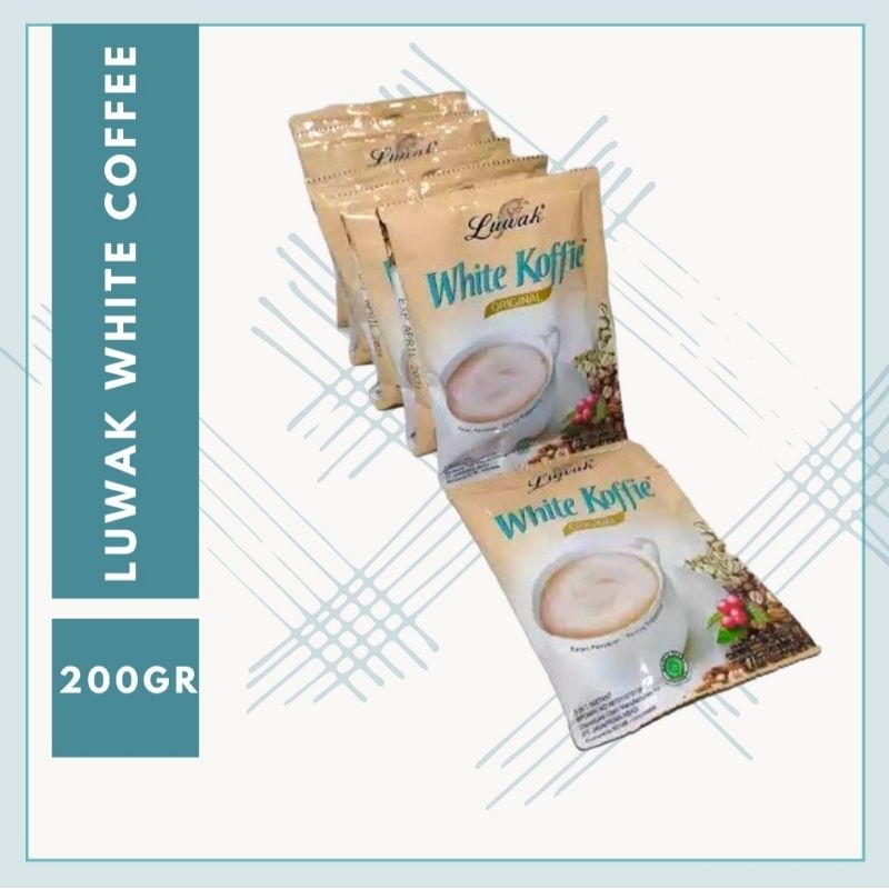 🩷 HarGrosir 🩷 Luwak white coffee koffie original renceng 10 x 20gr