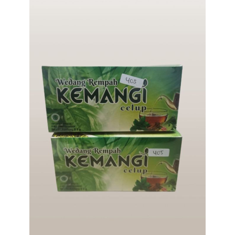 

Wedang rempah Kemangi celup