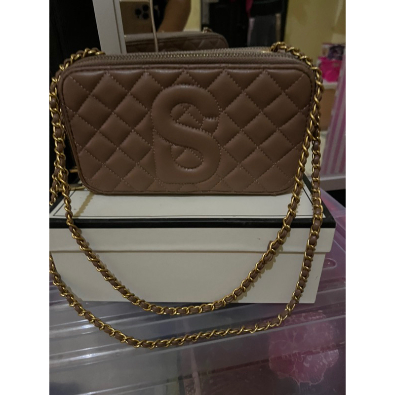 preloved buttoscarves yura bag mocca