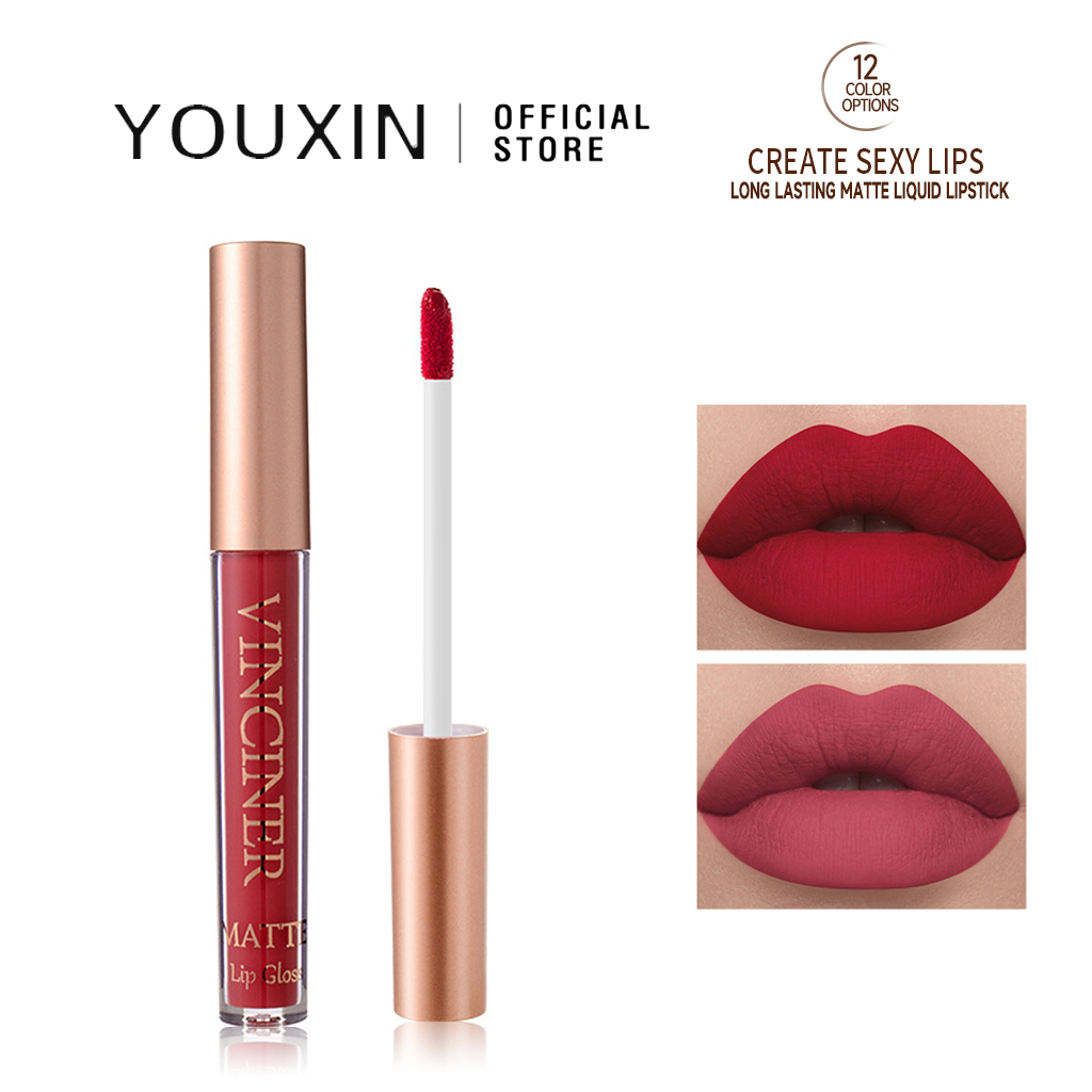 ✨COD✅ Lipstik Korea Murah Lipstik Long Lasting Lipstik Tahan Lama 24 Jam Lipstik Awet