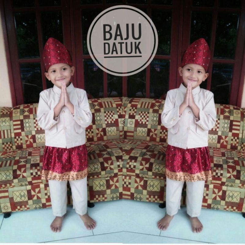 baju datuk anak/baju adat minang/baju adat padang anak/baju adat anak/baju adat minang anak laki lak