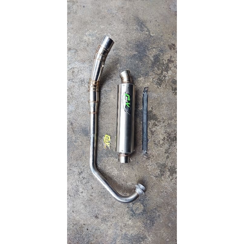 Knalpot racing Satria FU Candy Speed 99 stenlis