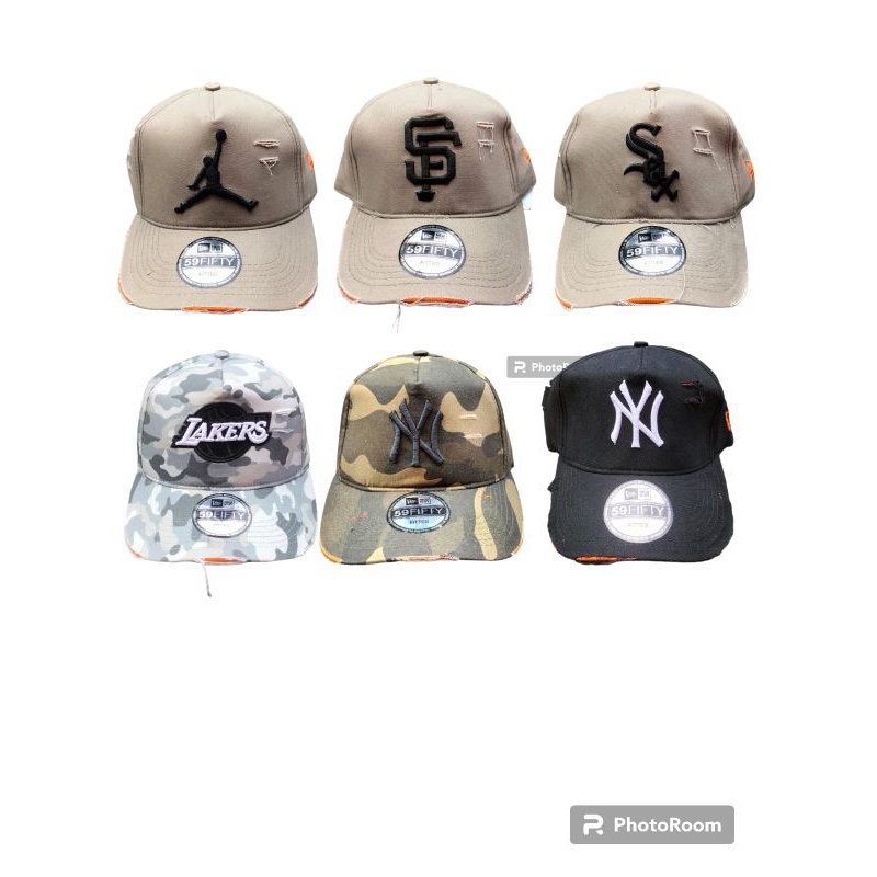 Topi Basebal Import Premium Topi Sobek Original Distro
