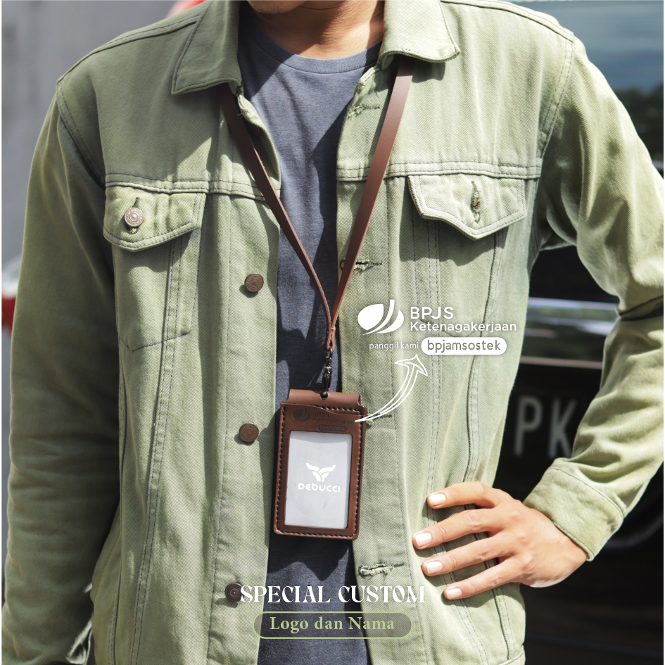 

Skystud Leather ID Card Holder Magnetic 02 ID CARD HOLDER KULIT ASLI | NAME TAG KULIT ASLI | ID CARD LANYARD KULIT MAGNET