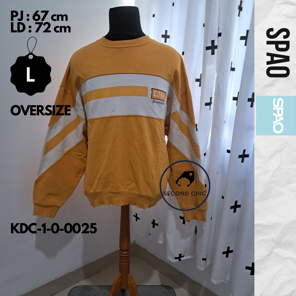 Crewneck SPAO ORIGINAL | Crewneck Pria | Sweater SPAO | Crewneck branded | Sweater branded