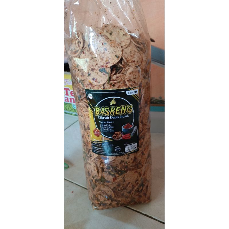 

Basreng cikruh pedes jeruk 1 kg