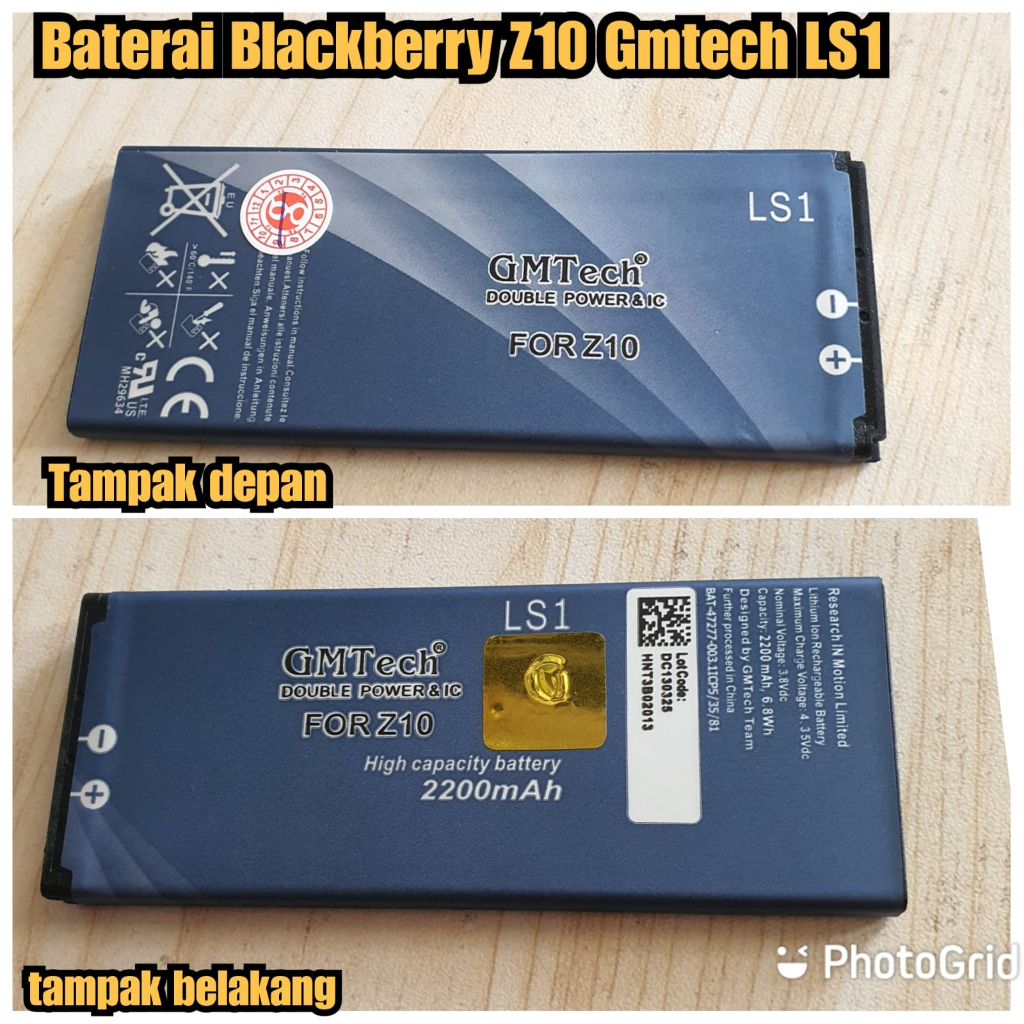 Baterai blekberi Z 10 Batre Baterai Blackberry Z10 Baterai BB Z10 Baterai LS1
