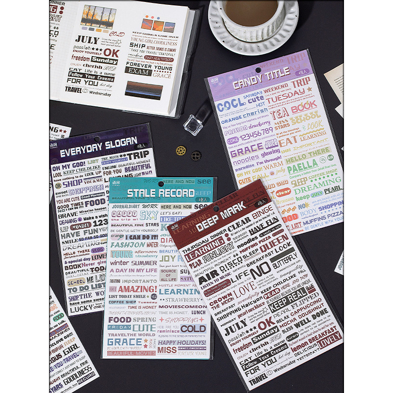 

LUCKY CAT - STICKER KERTAS WASHI ENGLISH WORDS MOTIF TULISAN CLASSIC RETRO VINTAGE KULINER UNTUK HIAS DIARY SCRAPBOOK JOURNALING JOURNAL | STICKER CASING HP | STICKER TEMPAT MAKAN | STICKER BOTOL MINUM | STICKER MURAH LUCU | STICKER WARNA WARNI LUCU