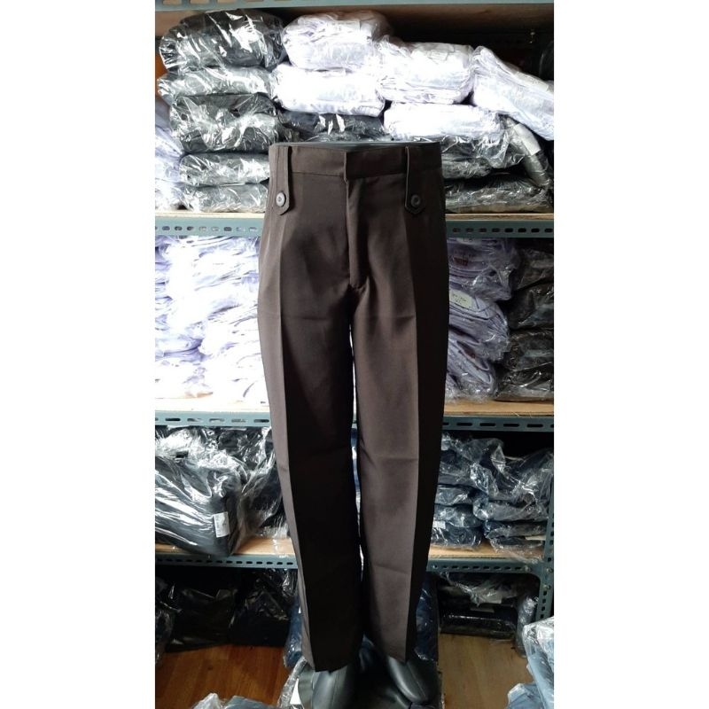 Celana PDH Satpam Coklat Terbaru | PDH Coklat Satpam Celana Coklat Gelap | Celana Security PDH