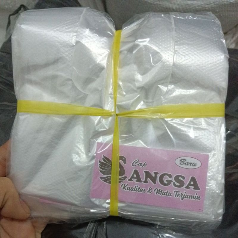 Plastik Kresek Bening 15 x 30