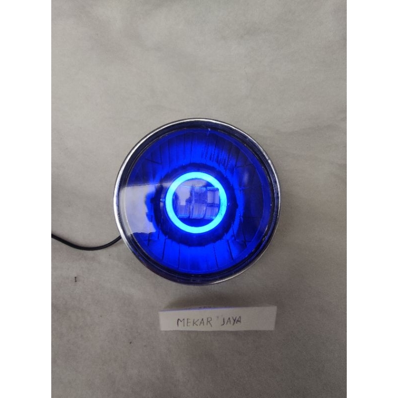 REFLEKTOR BULAT UKURAN 7 inch LAMPU DEPAN NINJA SS LAMPU TEMBAK NINJA LAMPU DAYMAKER NINJA SS LAMPU 
