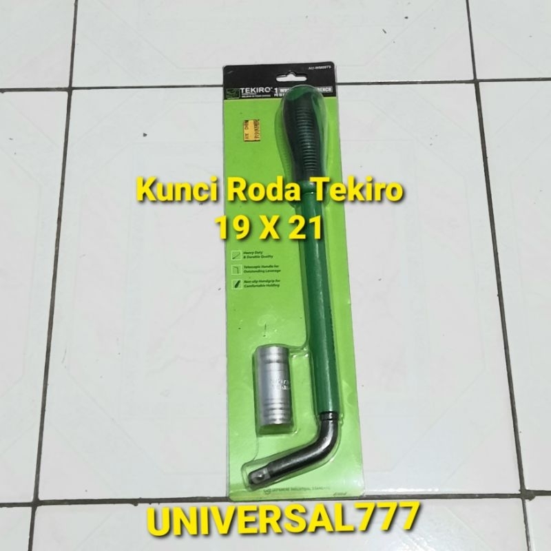 19X21 Kunci Roda L Tarik Panjang Tekiro Original 19mm X 21mm
