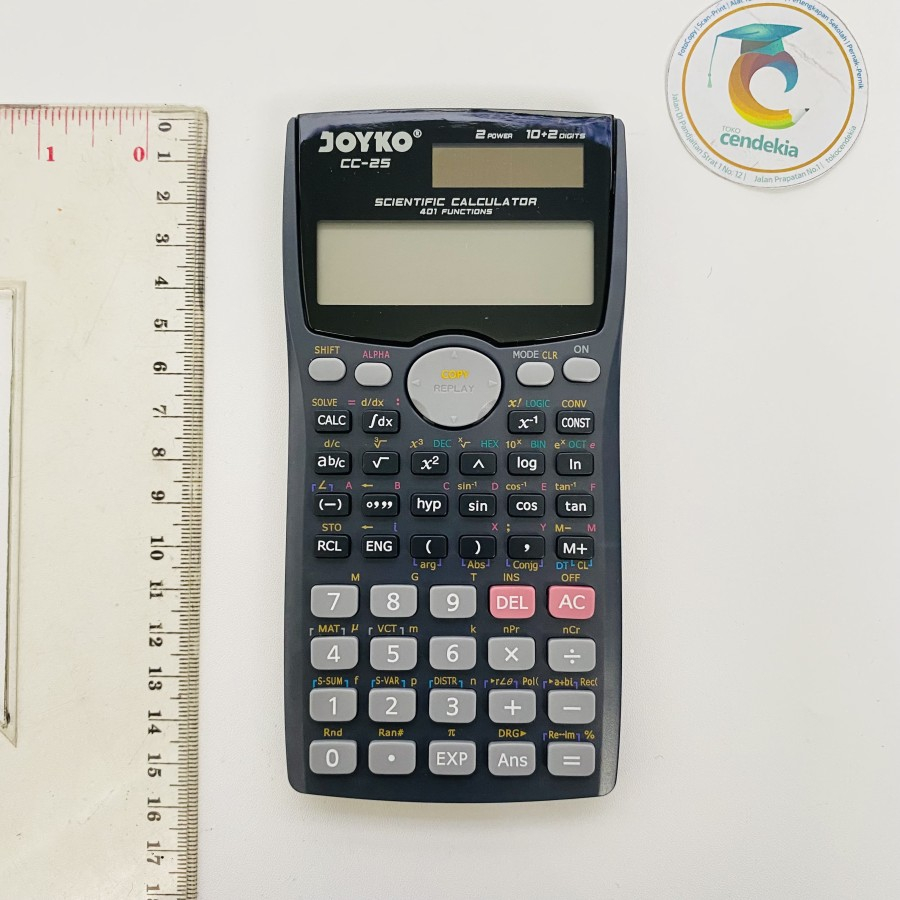 

Kalkulator ilmiah Calculator Scientific JOYKO CC-25