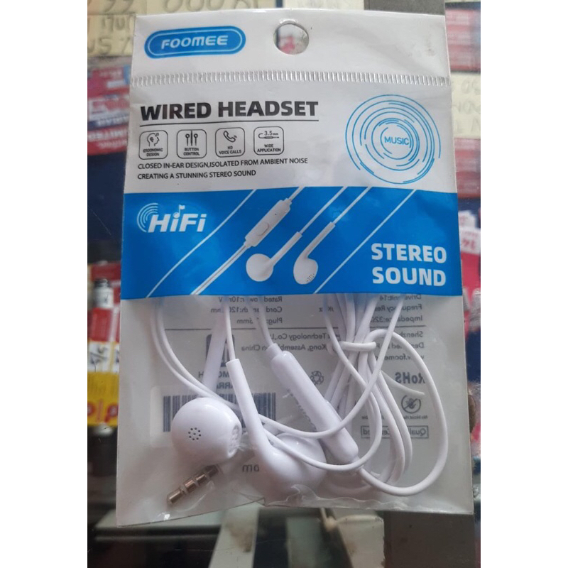 Wired Headset Foomee