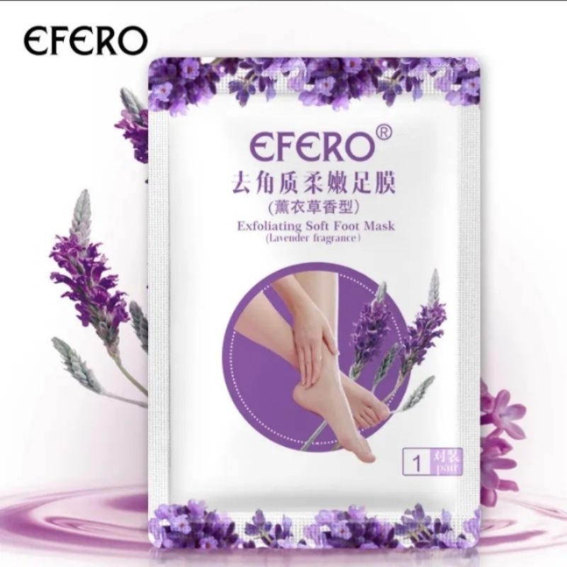 ( Free gift ) FOOT MASK EFERO MASKER KAKI MENGELUPAS | MASKER KAKI MENGELUPAS KAKI PECAH-PECAH | MAS