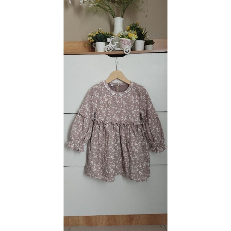 preloved dress anak vintage lengan balon