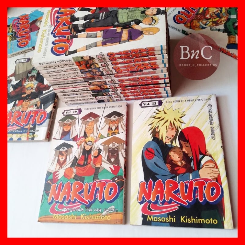 komik NARUTO preloved cabutan