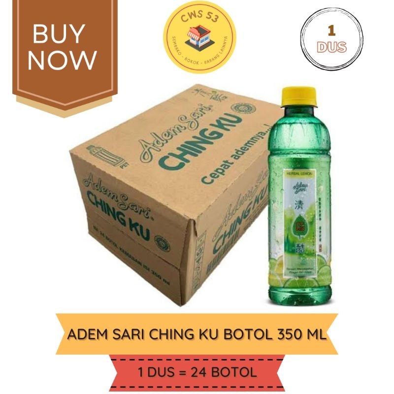 

CHINGKU ADEM SARI Botol - 350 ml / 24 Pcs / 1 Dus