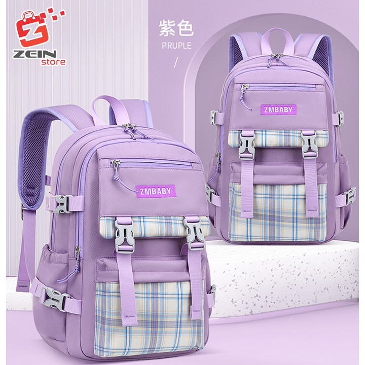 ZHIMA BABY 5221 Ori9inal 100% - Tas Ransel Sekolah Import Best Quality - Tas Ransel Korea - Ransel Anak Sekolah SD SMP SMA