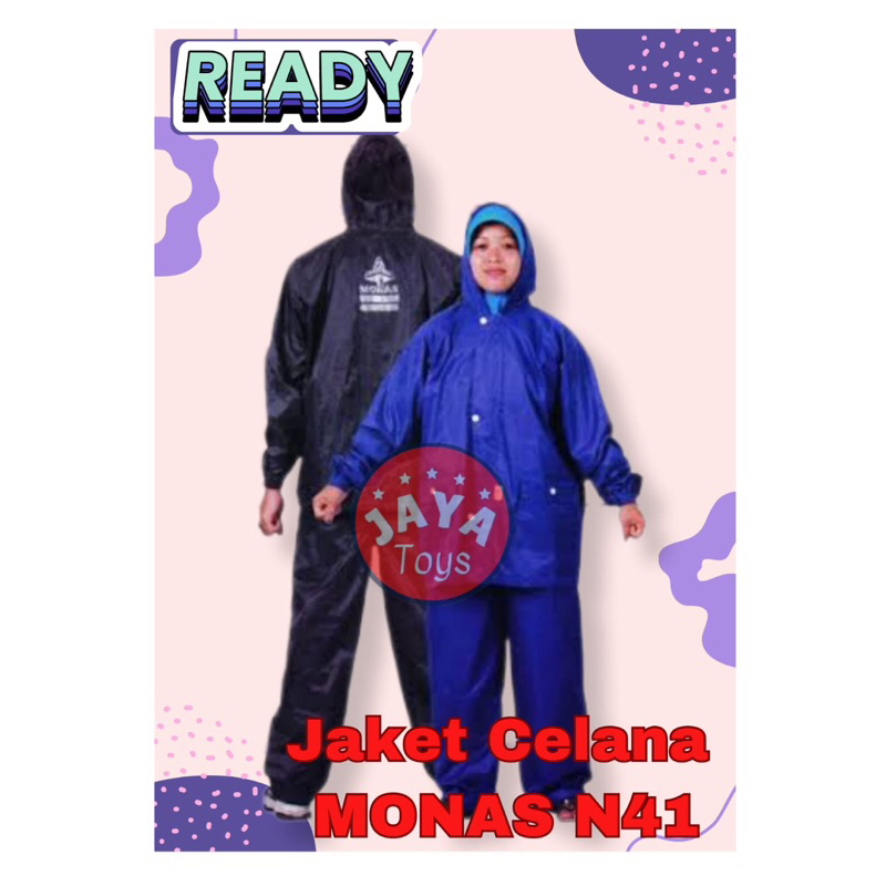 MANTOL / jas hujan jaket celana monas N41