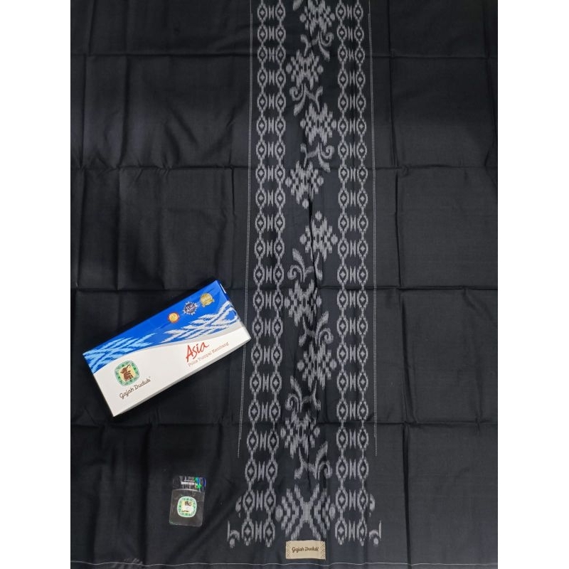 Gajah Duduk Asia Hitam Tumpal kembang || ORIGINAL Gajah Duduk