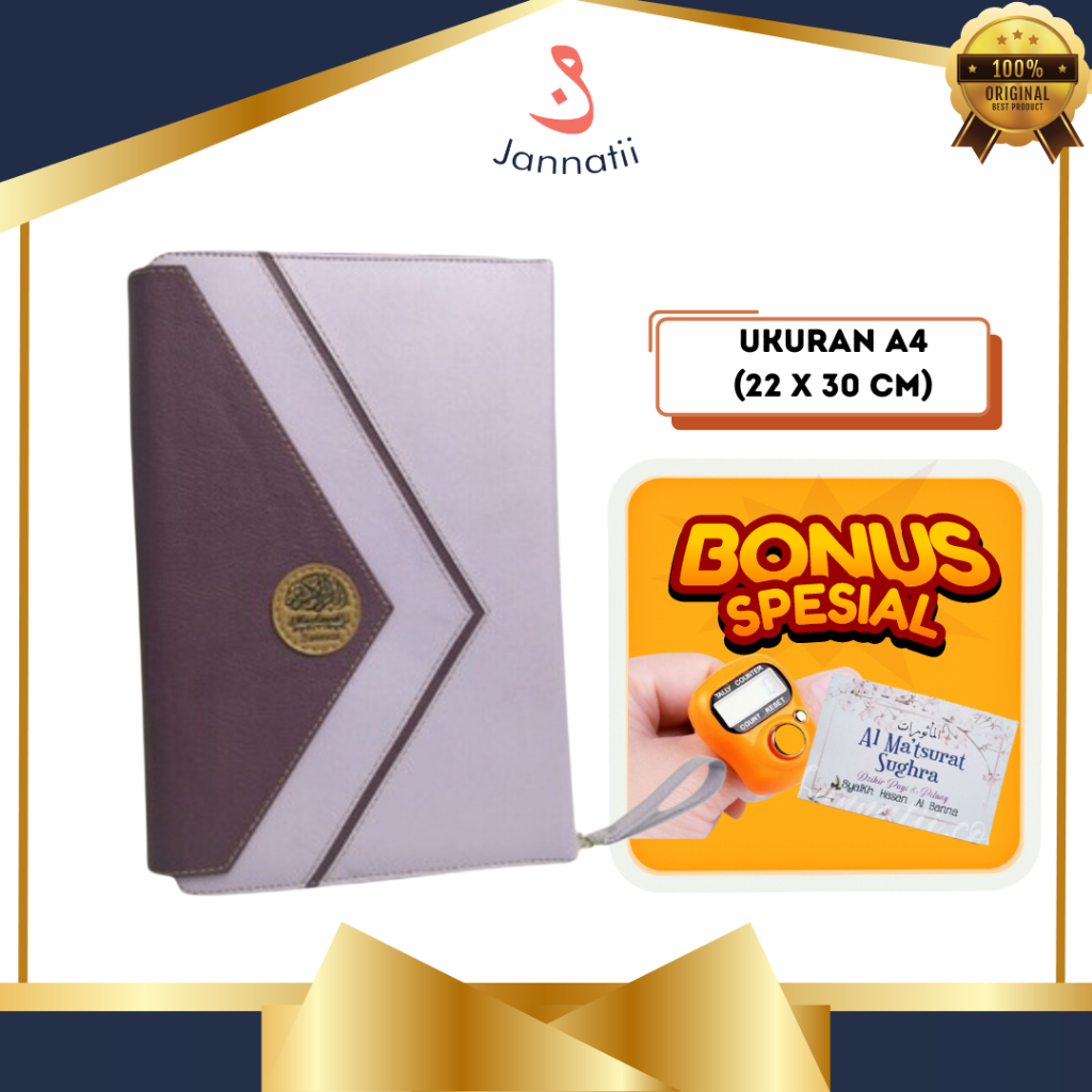 Al Quran Atqan A4 Besar Zipper Premium | Pilihan Latin dan Hafalan